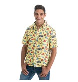 Gele 90's Blouse met Icoontjes