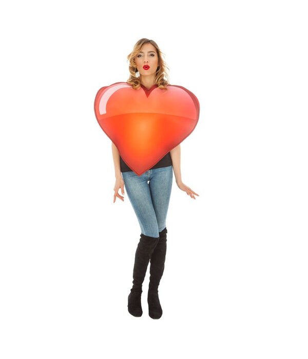 Kostuum Emoji Hart