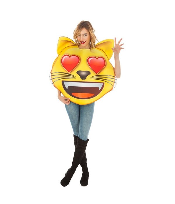 Emoji kostuum Kat Hartjesogen