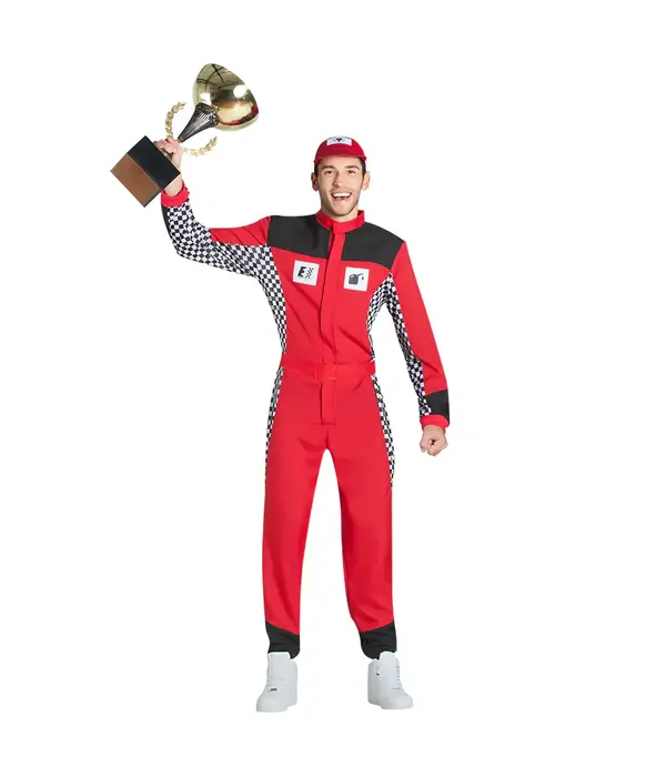 Kostuum Racing Champion Rood