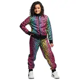 Trainingspak Regenboogpanter kind