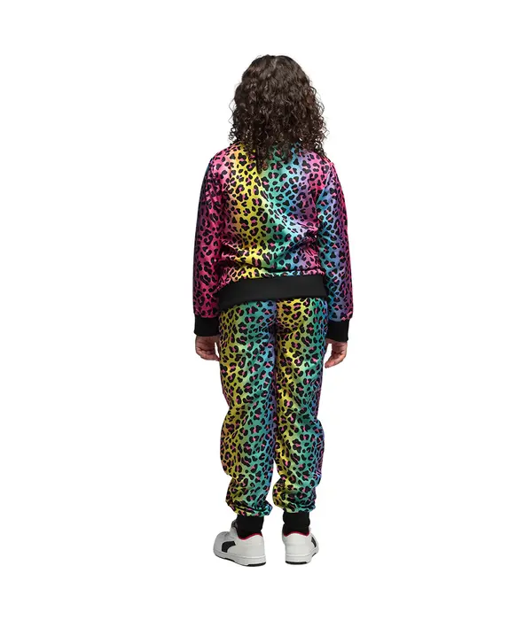 Trainingspak Regenboogpanter kind