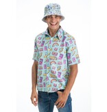 90's Blouse Blauw Michael