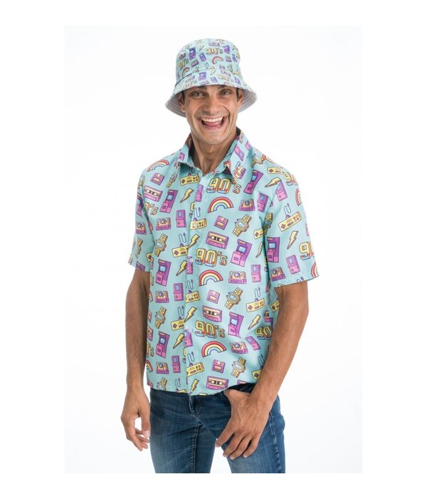 90's Blouse Blauw Michael