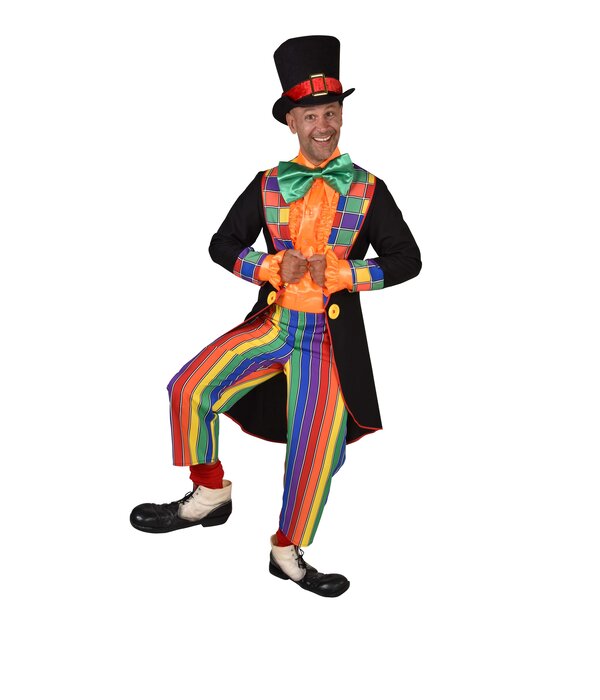 Kostuum Clown Heren August