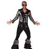 Dancing King Kostuum Regenboog Melro Premium