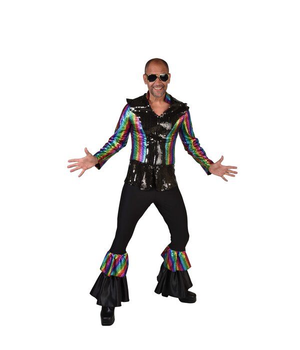 Dancing King Kostuum Regenboog Melro Premium