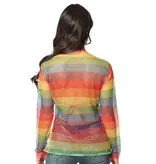 Visnet Shirt Regenboog Unisex
