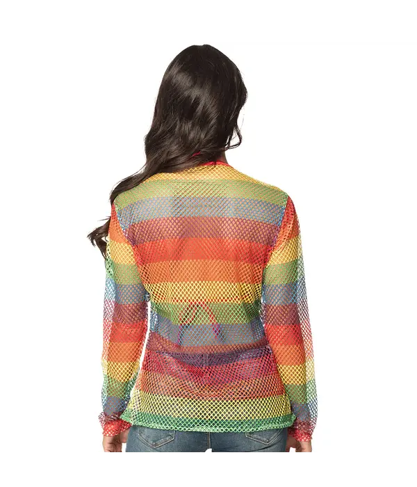 Visnet Shirt Regenboog Unisex