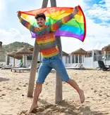 Visnet Shirt Regenboog Unisex