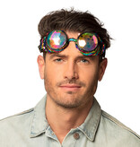 Partybril Mirage Pailletten Regenboog