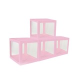 Ballondecoratie Blokken Roze (4st)