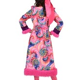 Hippie Mantel Roze/Paars Flower Chantal