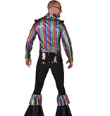 Dancing King Kostuum Regenboog Melro Premium
