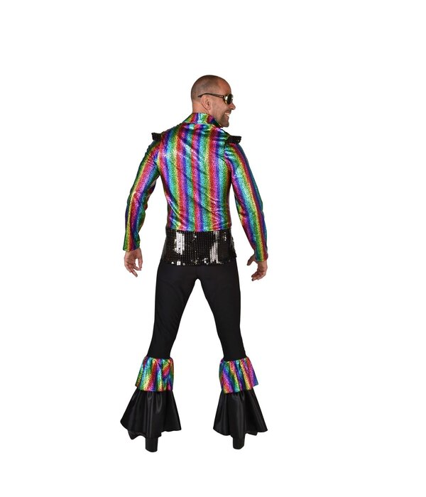 Dancing King Kostuum Regenboog Melro Premium