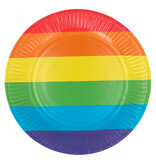 Bordjes Regenboog 23cm (8st)