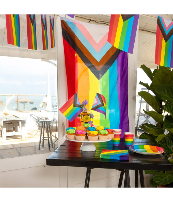 Bordjes Regenboog 23cm (8st)