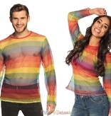 Visnet Shirt Regenboog Unisex