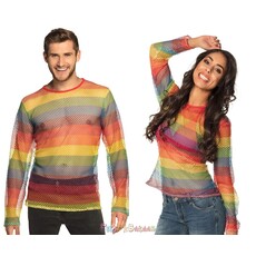 Visnet Shirt Regenboog Unisex