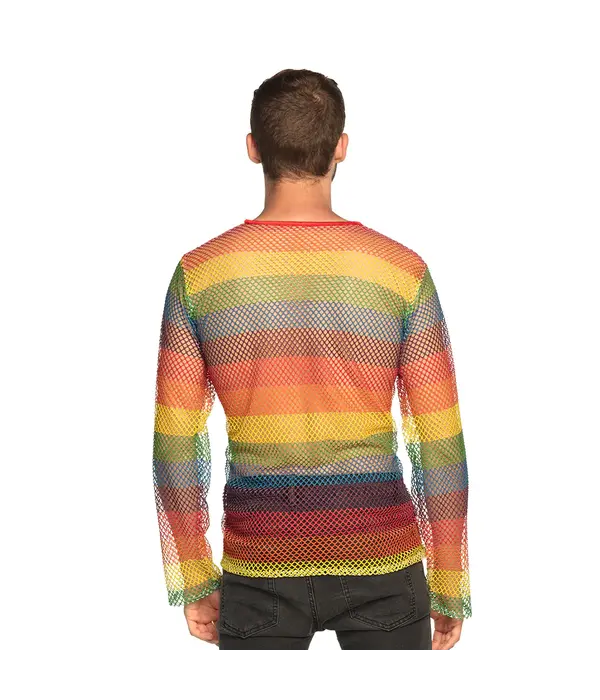 Visnet Shirt Regenboog Unisex