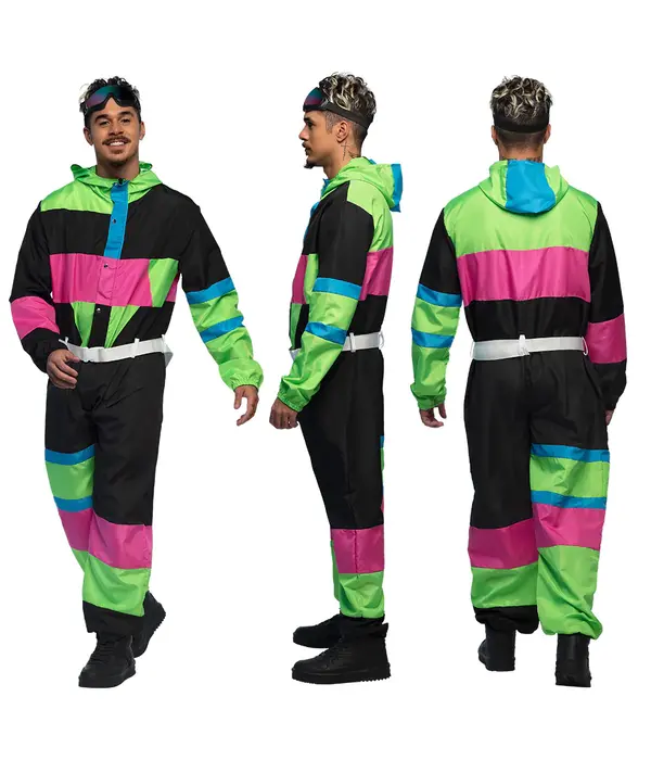 Skipak 80's Dude Zwart Neon