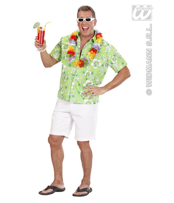 Hawaii shirt groen