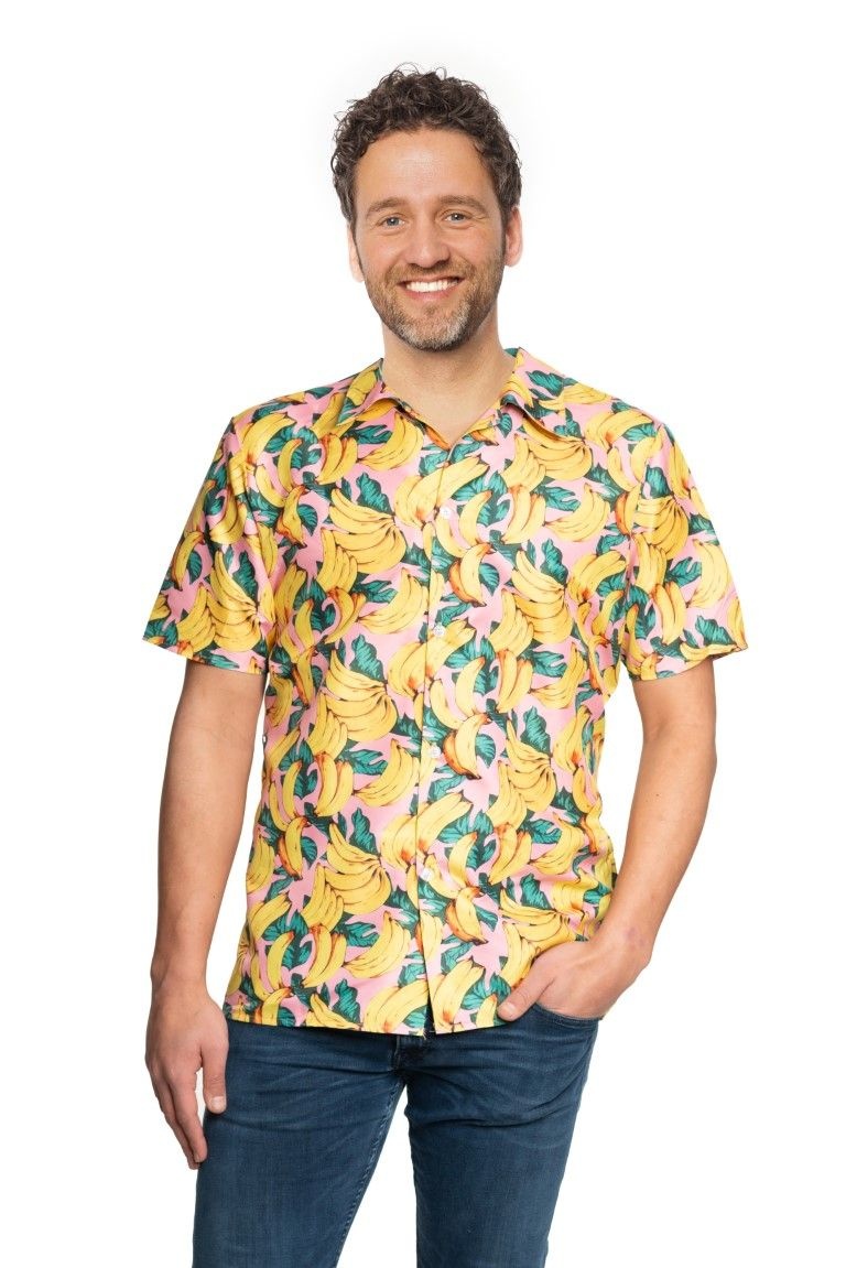Fout Party Hawaii Blouse Bananen afbeelding