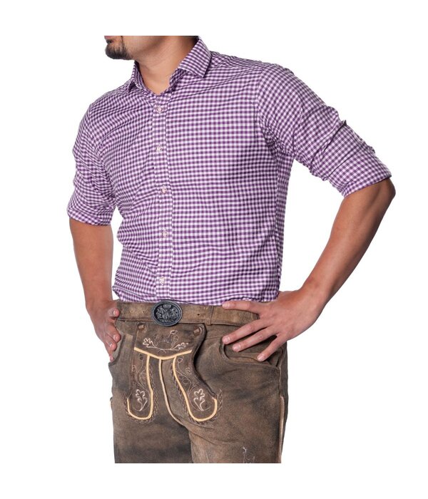 Trachten Blouse Oktoberfest Paars