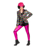 Regenboog Glitter Jas Dames