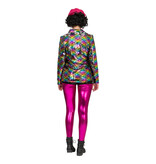 Regenboog Glitter Jas Dames