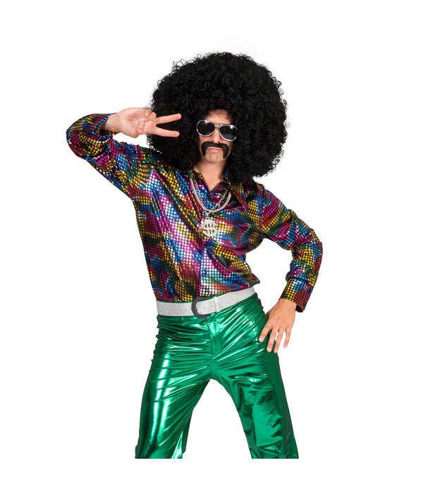 Disco Party Blouse Regenboog Heren Aaron