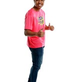 T-Shirt Pink I Love The 90's Heren