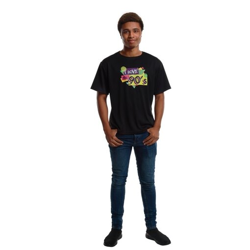 I love the 90's T-Shirt Heren Zwart