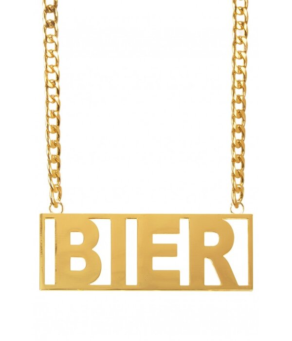Bier Ketting Goud