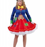 Clownspak vrouw Lucky