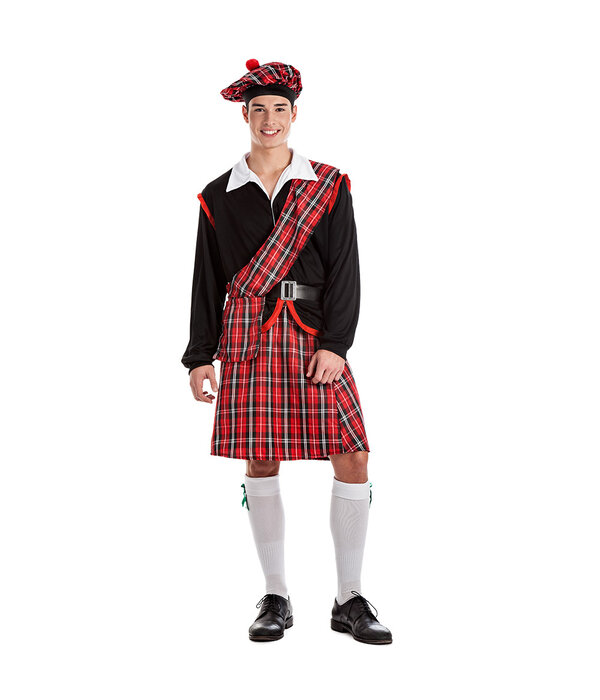 Schotse Doedelzak Speler Kostuum Man