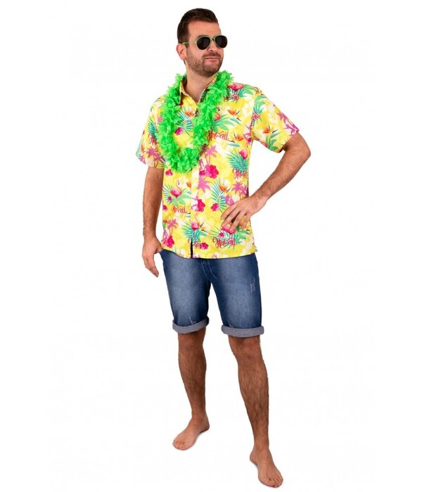 Hawaii Blouse Club Tropicana Geel