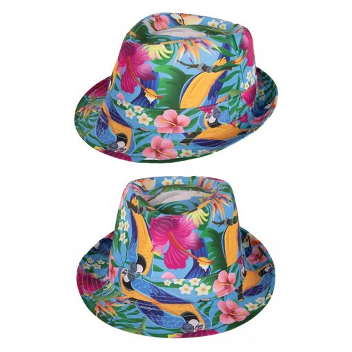 Party Hoedje Club Tropicana Blauw