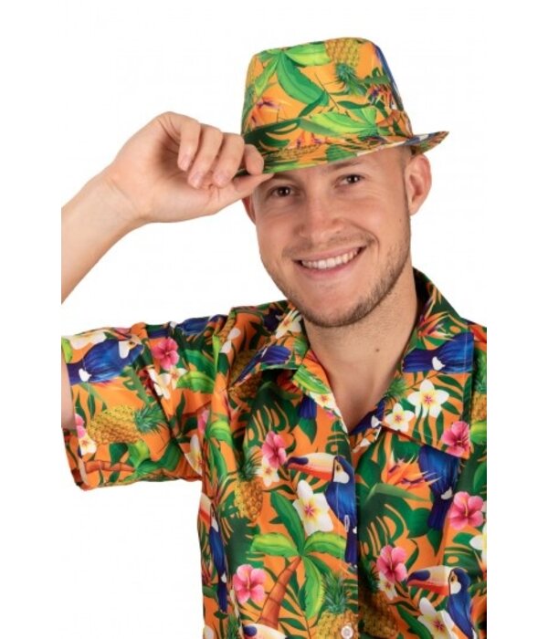 Party Hoedje Club Tropicana Oranje
