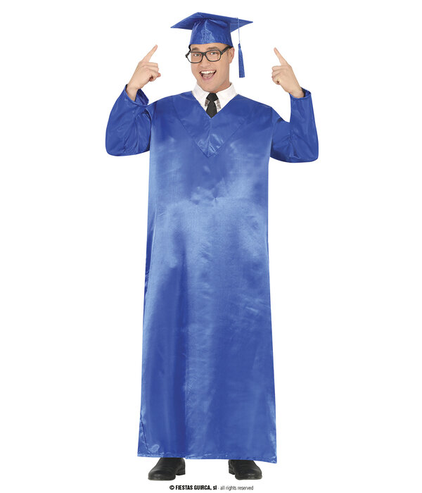 Geslaagd Toga Blauw Volwassenen