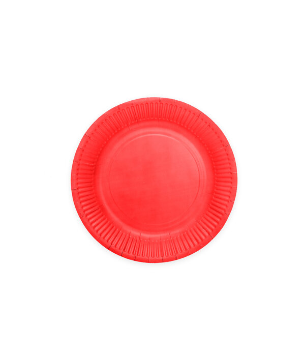Rode Bordjes 18cm (8st)
