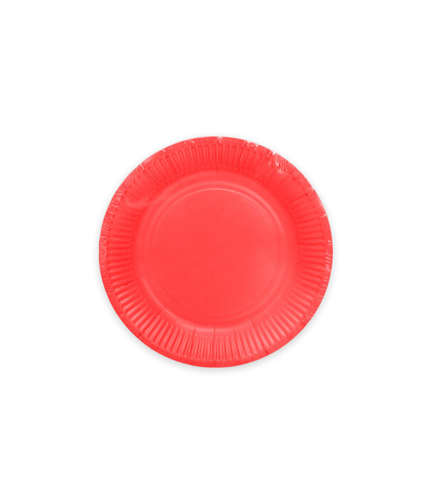 Rode Bordjes 18cm (8st)