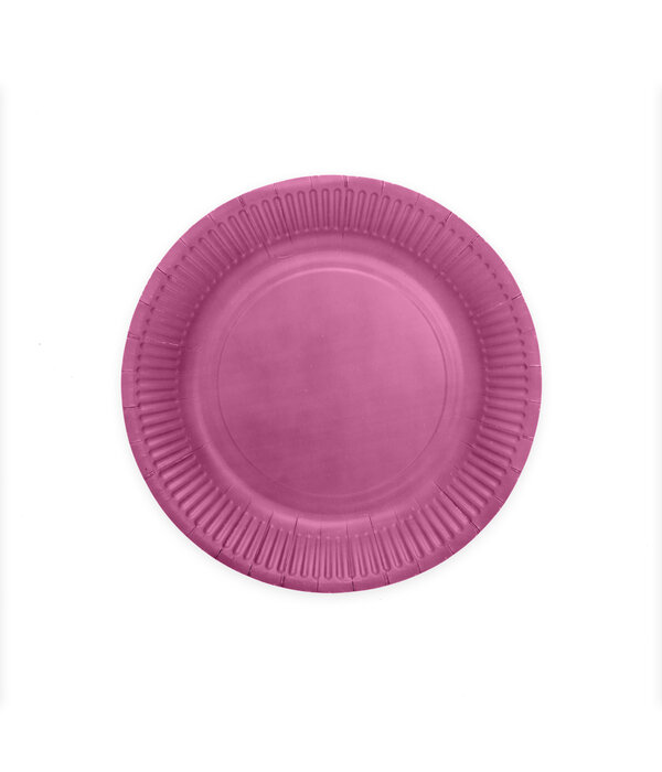 Feestbordjes Paars 23 cm (8st)