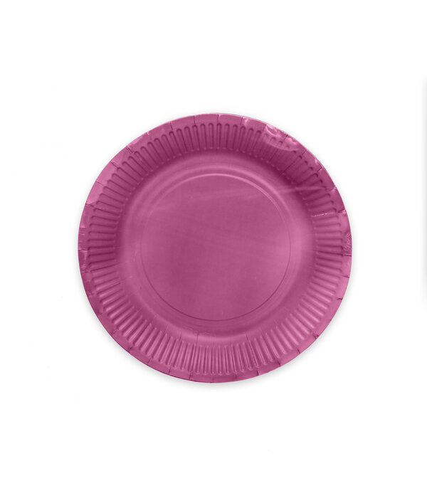 Feestbordjes Paars 23 cm (8st)