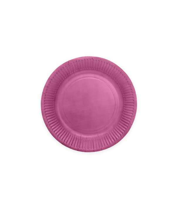 Paarse bordjes 18cm (20st)