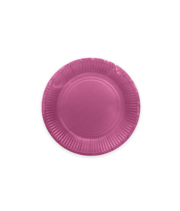 Paarse bordjes 18cm (20st)