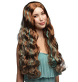 Pruik Fantasy Fairy Bruin