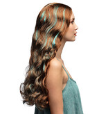 Pruik Fantasy Fairy Bruin