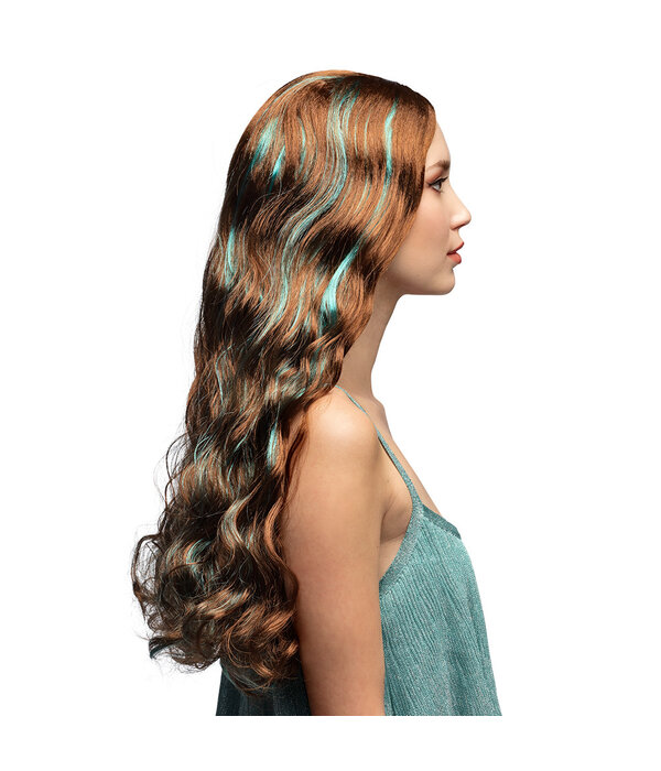 Pruik Fantasy Fairy Bruin