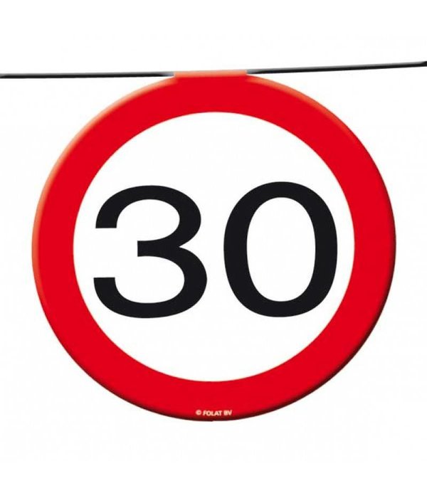 30 Jaar Verkeersbord Slingers